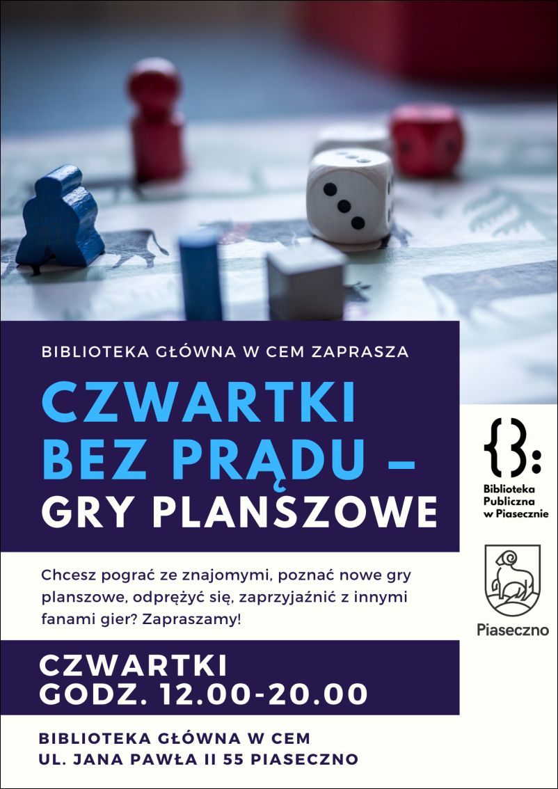 Czwartki bez prądu - gry planszowe