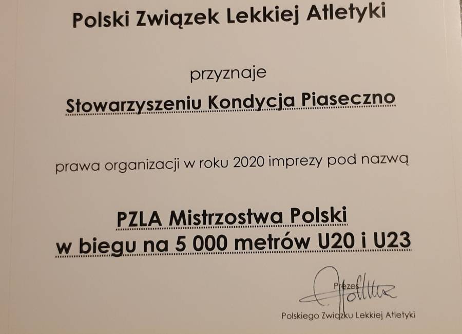 Piaseczno gospodarzem Mistrzostw Polski w lekkoatletyce