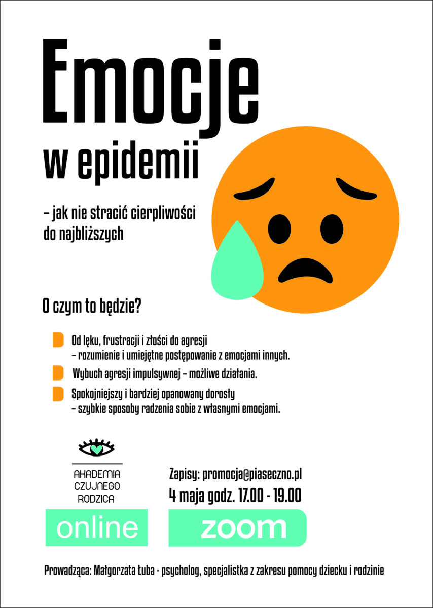  emocje w epidemii - plakat