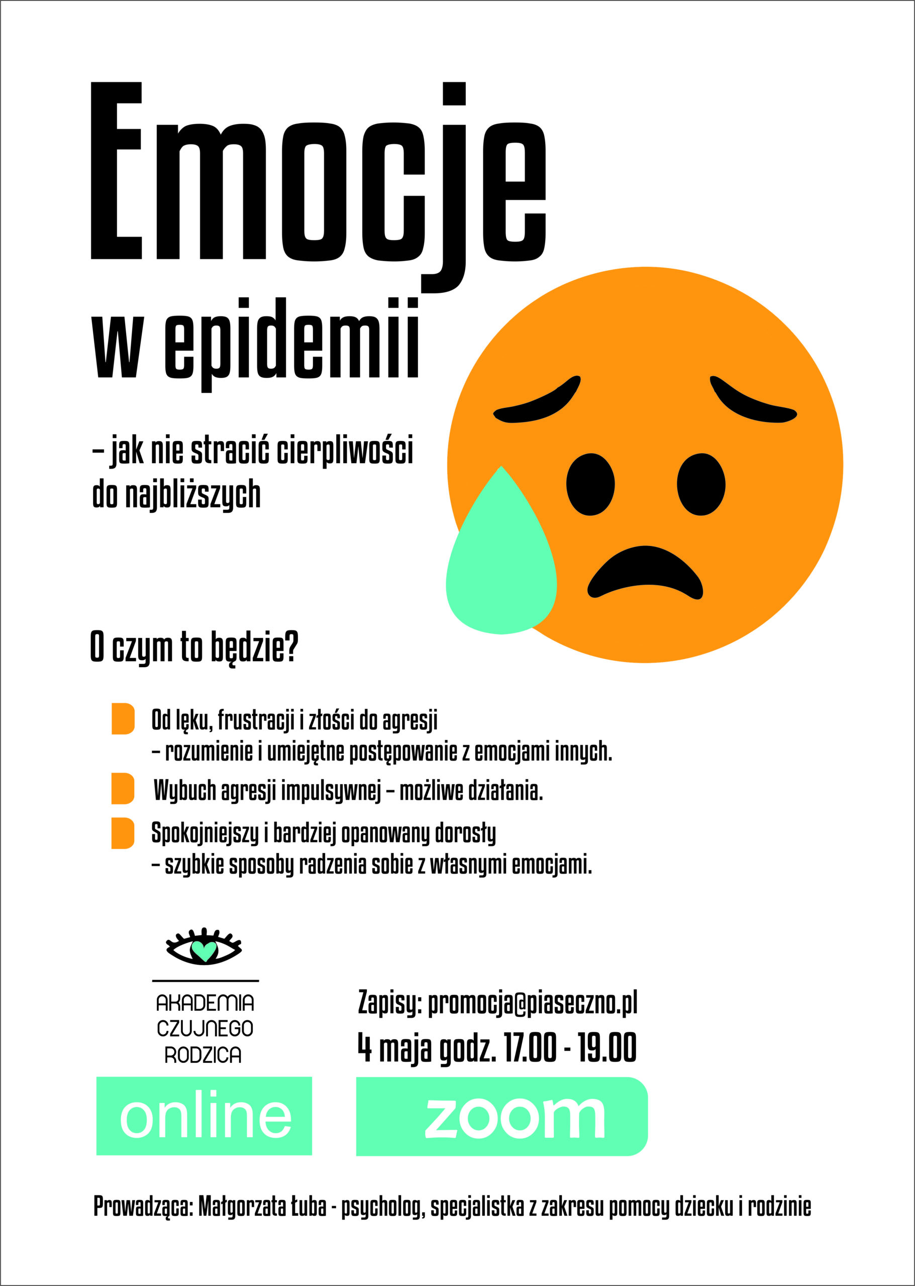 emocje w epidemii - plakat