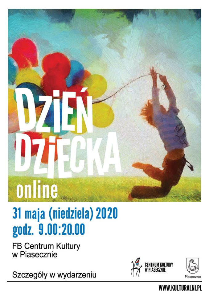Plakat Dzień Dziecka online - Centrum Kultury w Piaseczmie