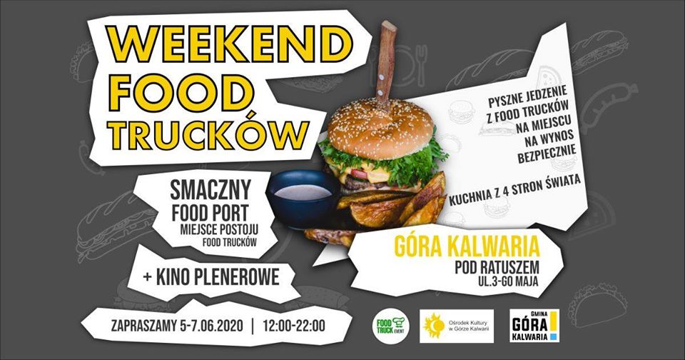 Weekend Food Trucków w Górze Kalwarii - plakat