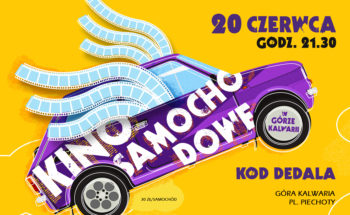kino samochodowe plakat