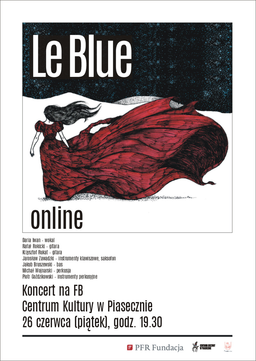 Plakat koncert zespołu LeBlue