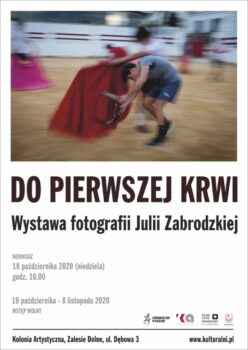 Plakat: Wystawa fotografii Do pierwszej krwi