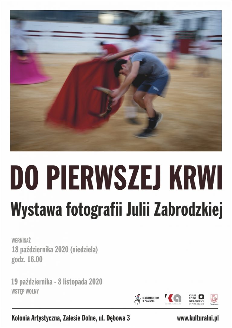 Plakat: Wystawa fotografii Do pierwszej krwi