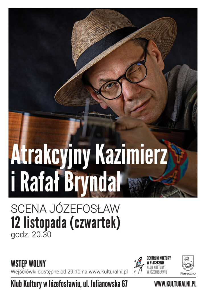 Plakat: Atrakcyjny Kazimierz i Rafał Bryndal