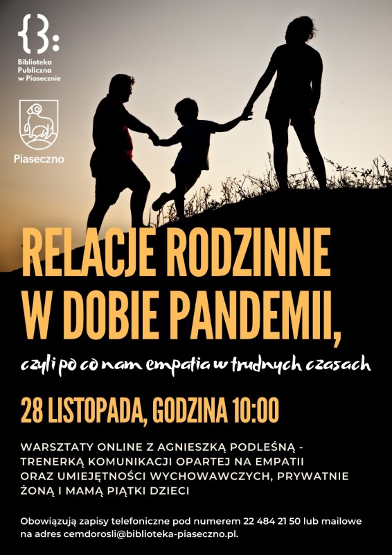 Plakat: Relacje rodzinne w dobie pandemii