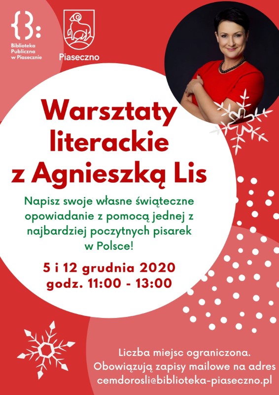 Plakat: Warsztaty literackie online