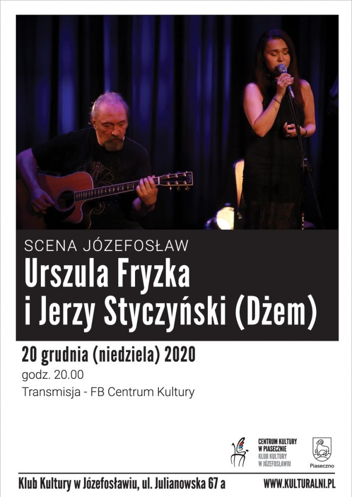 Plakat: koncert Urszuli Fryzki i Jerzego Styczyńskiego