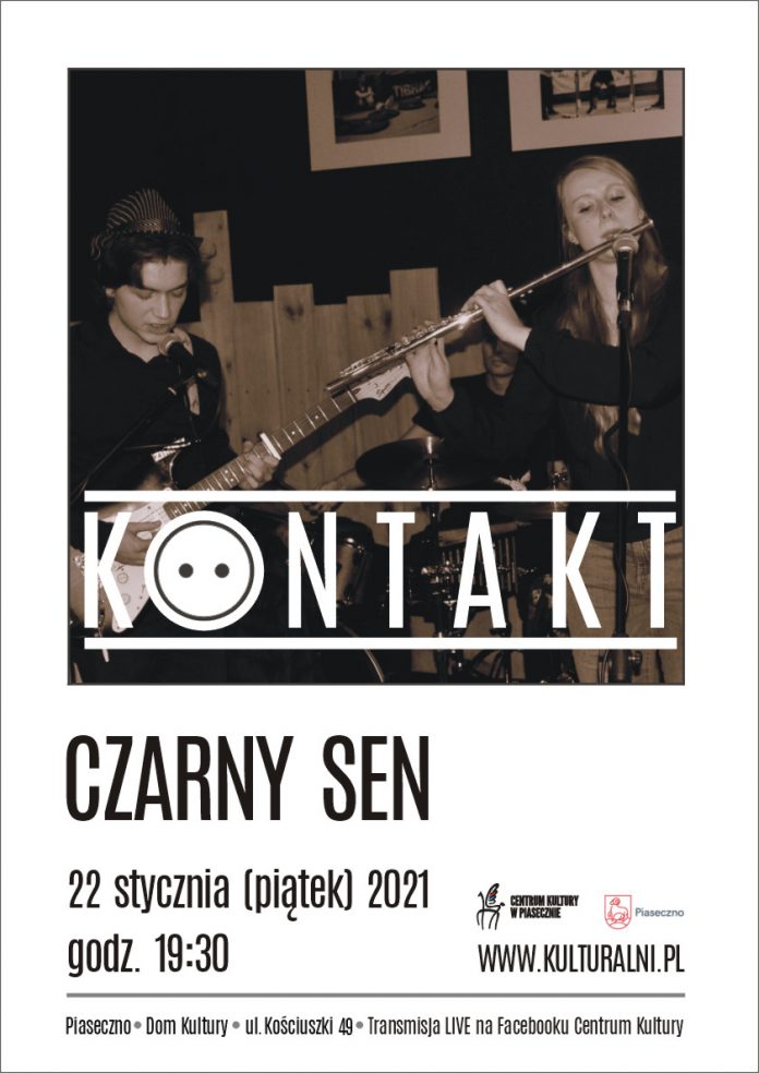 Plakat: Koncert zespołu Czarny Sen