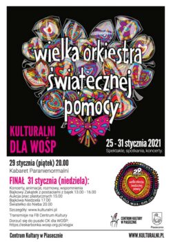 Plakat: Kulturalni dla WOŚP