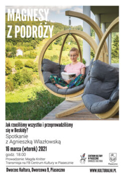 Plakat - diewczyna a hamaku