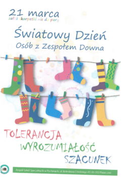 kolorowe skarpetki na sznurkach