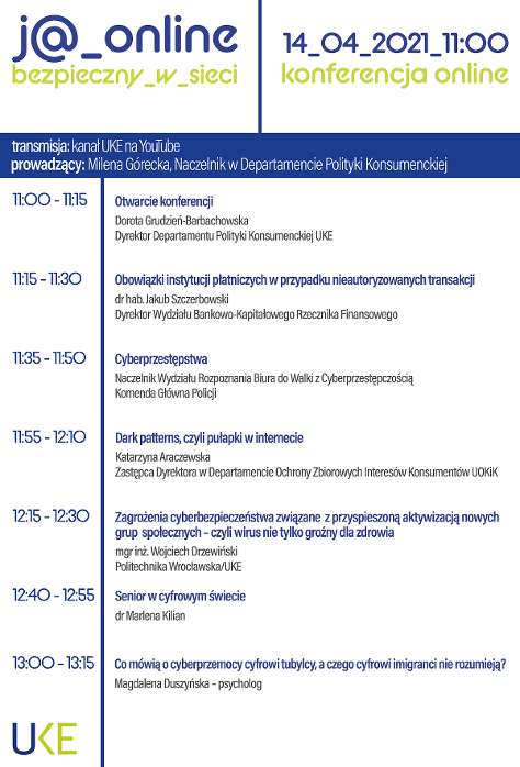 afisz -program konferencji