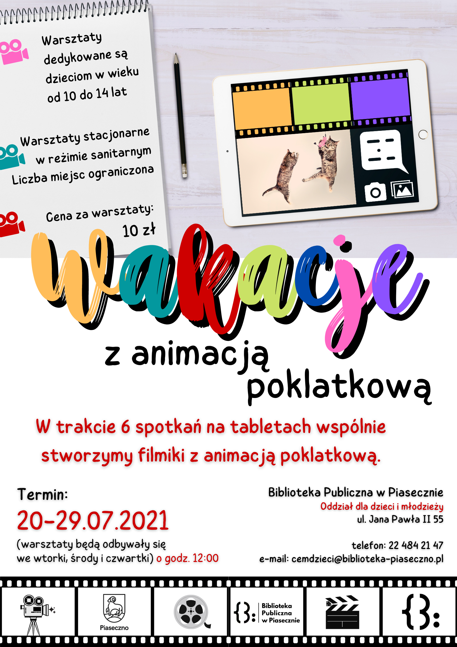 tablet, kolorowe napisy