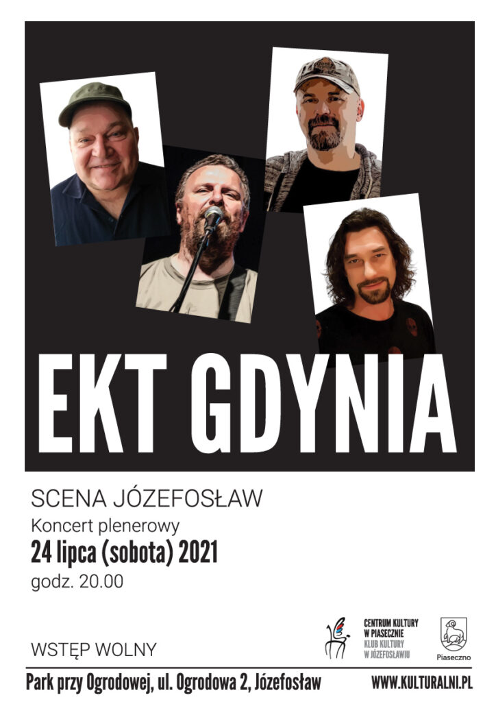 Zdjęcia muzyków na czarym tle