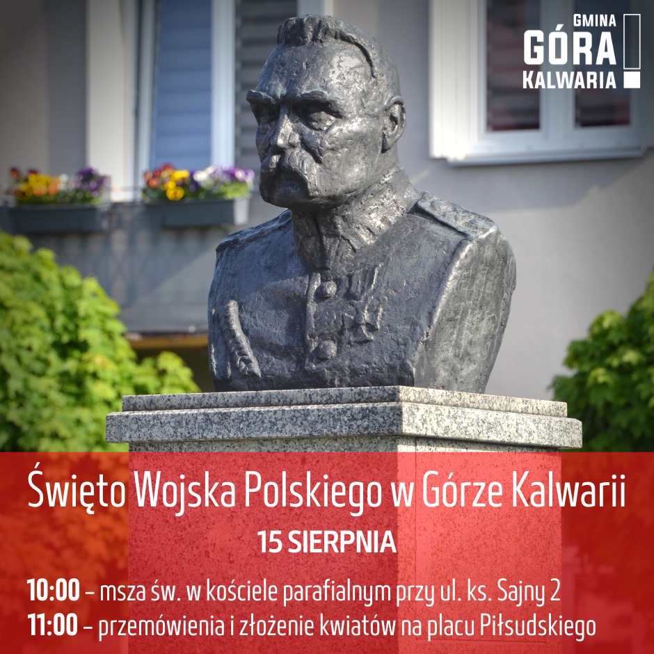 popiersie Piłsudskiego