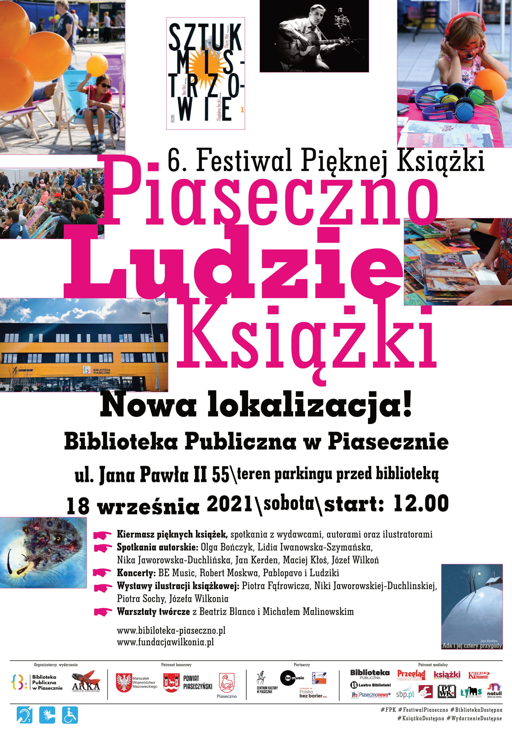 plakat ze zdjęciami z poprzednichedycji i programem