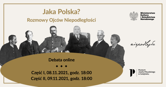 grafika Piłsudski, Dmowski, Witos