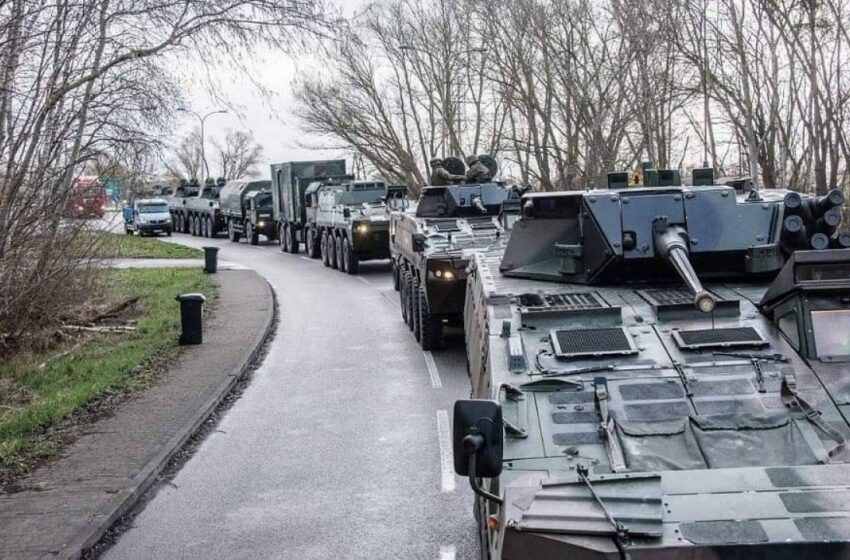  Wzmożony ruch pojazdów wojskowych na drogach