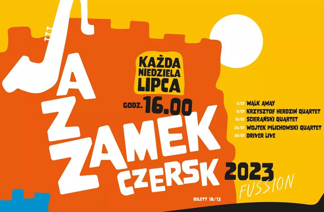 żółto-pomarańczowy plakat