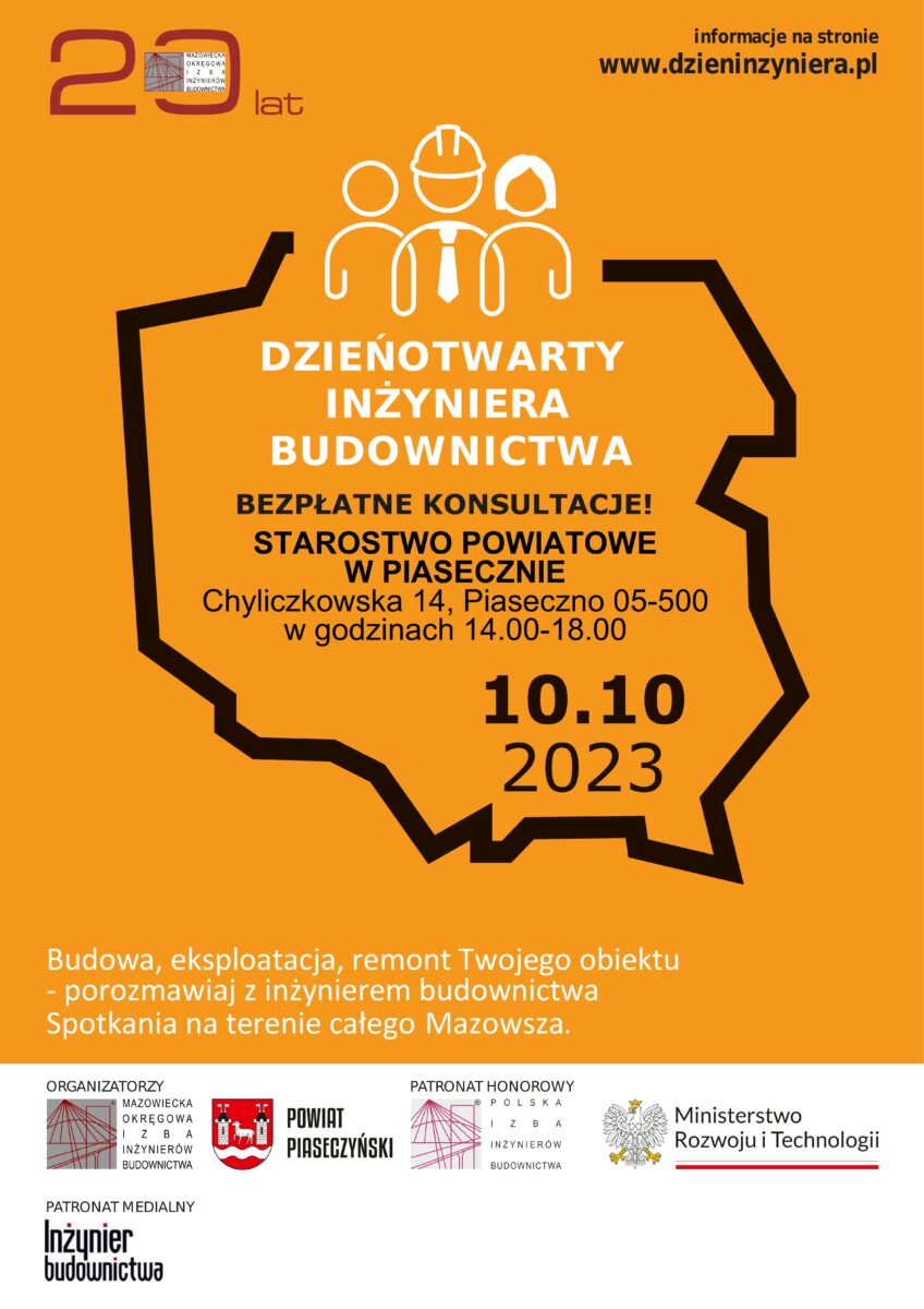 pomarańczowy plakat, kontur Polski