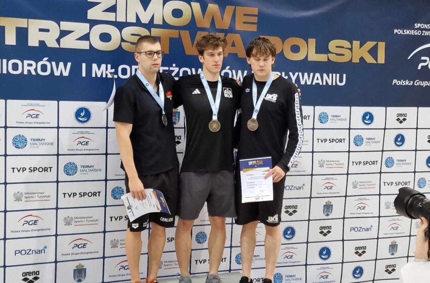  19-letni Bartosz Linard brązowym medalistą Mistrzostw Polski w Pływaniu