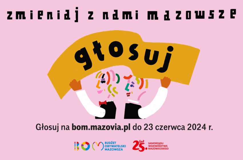 Budżet Obywatelski Mazowsza plakat