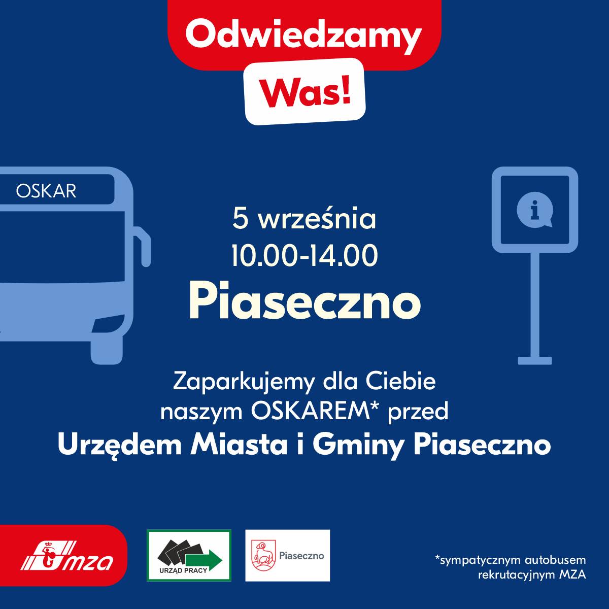 granatowa grafika, autobus