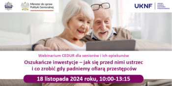 para seniorów przed laptopem