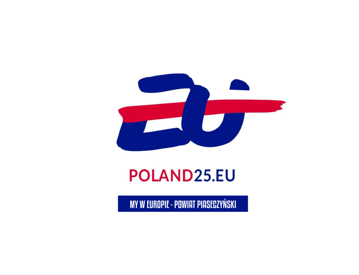 Logo Prezydencji przedstawia Polską flagę przenikającą litery EU