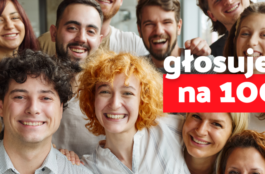  W powiecie piaseczyńskim głosujemy na 100%!