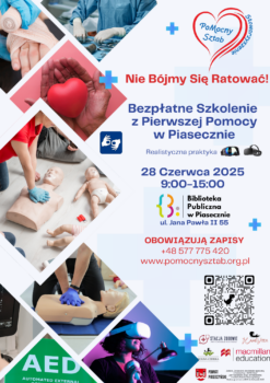 plakat ze zdjęciami ze szkoleń