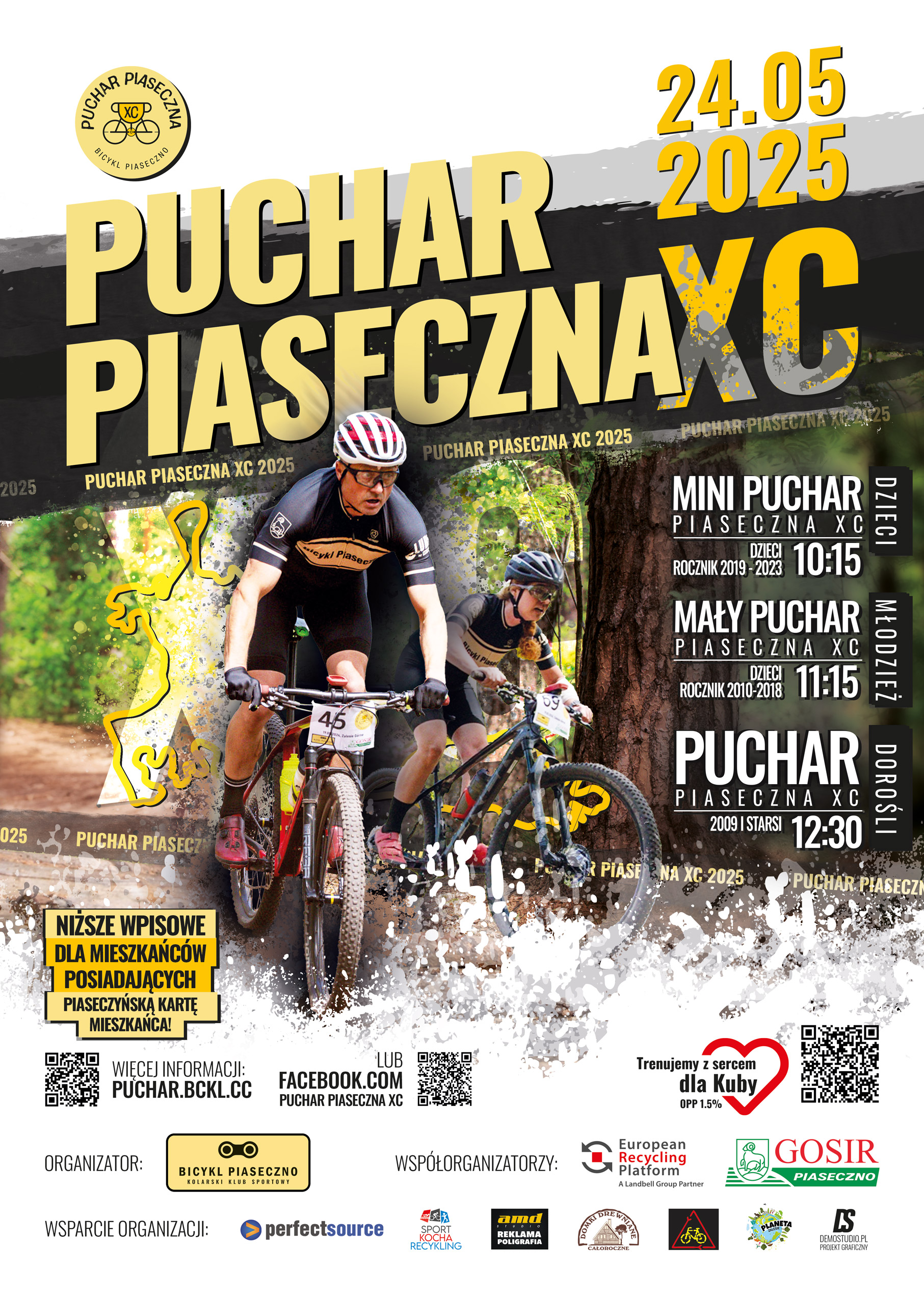 plakat, rowerzysta