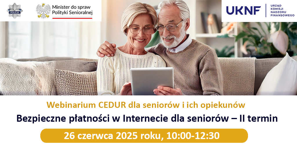 para seniorów przed laptopem