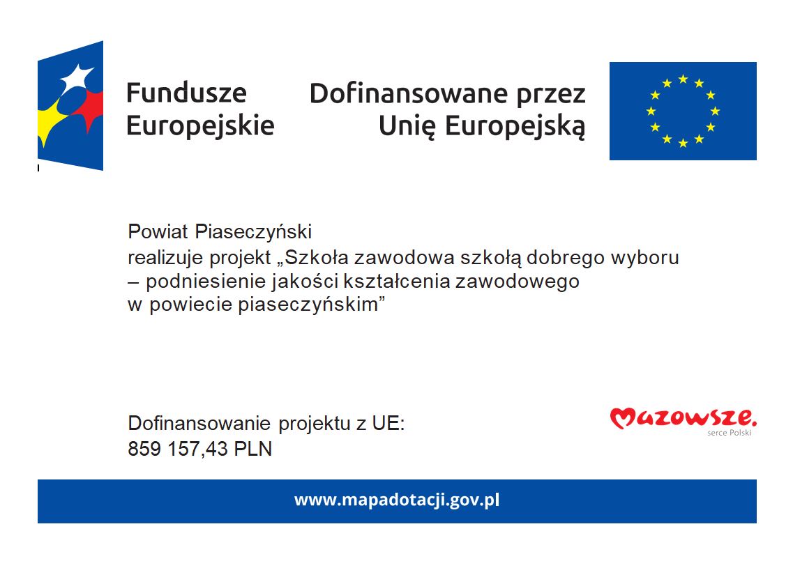 tablica informacyjna, nazwa projektu, kwota dofinansowania