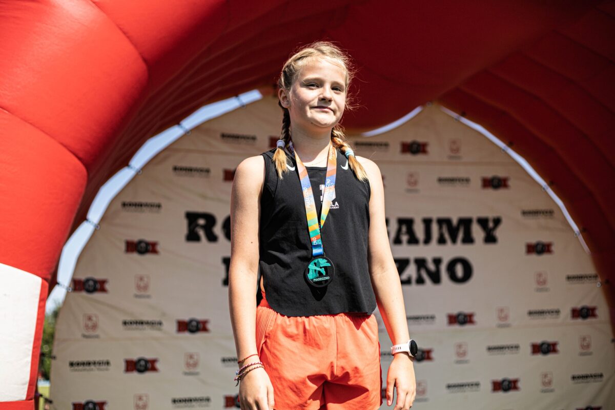 zawodniczka na podium