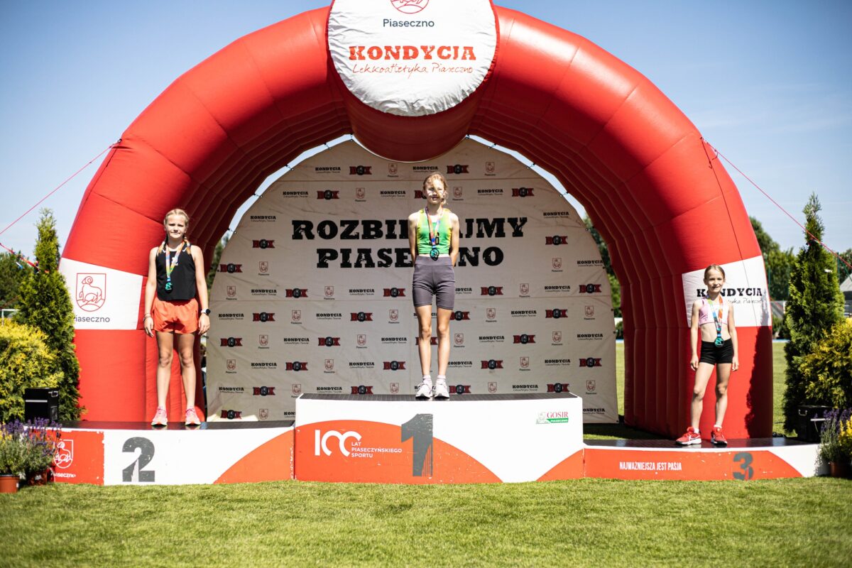 zawodnicy na podium