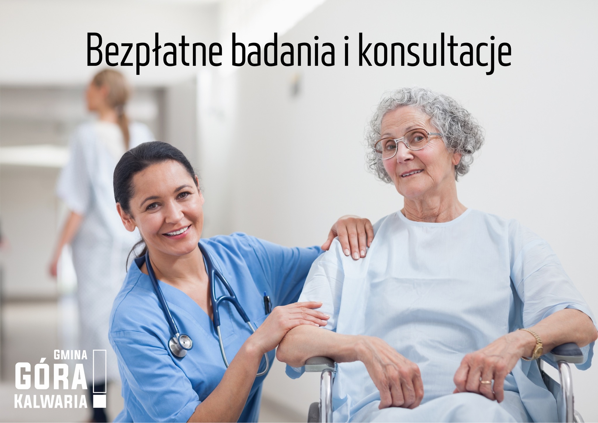 seniorka z pielęgniarką