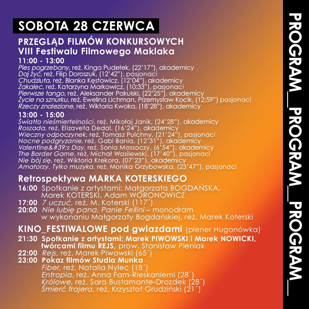 spis filmów