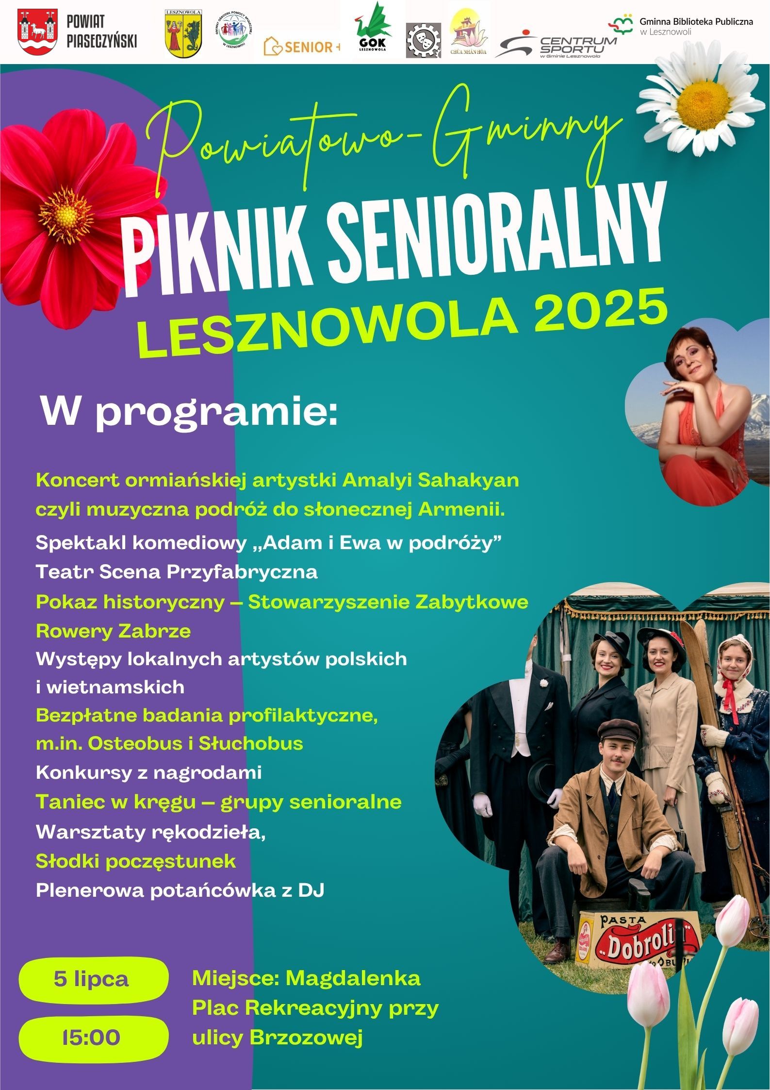 plakat na Piknik Senioralny
