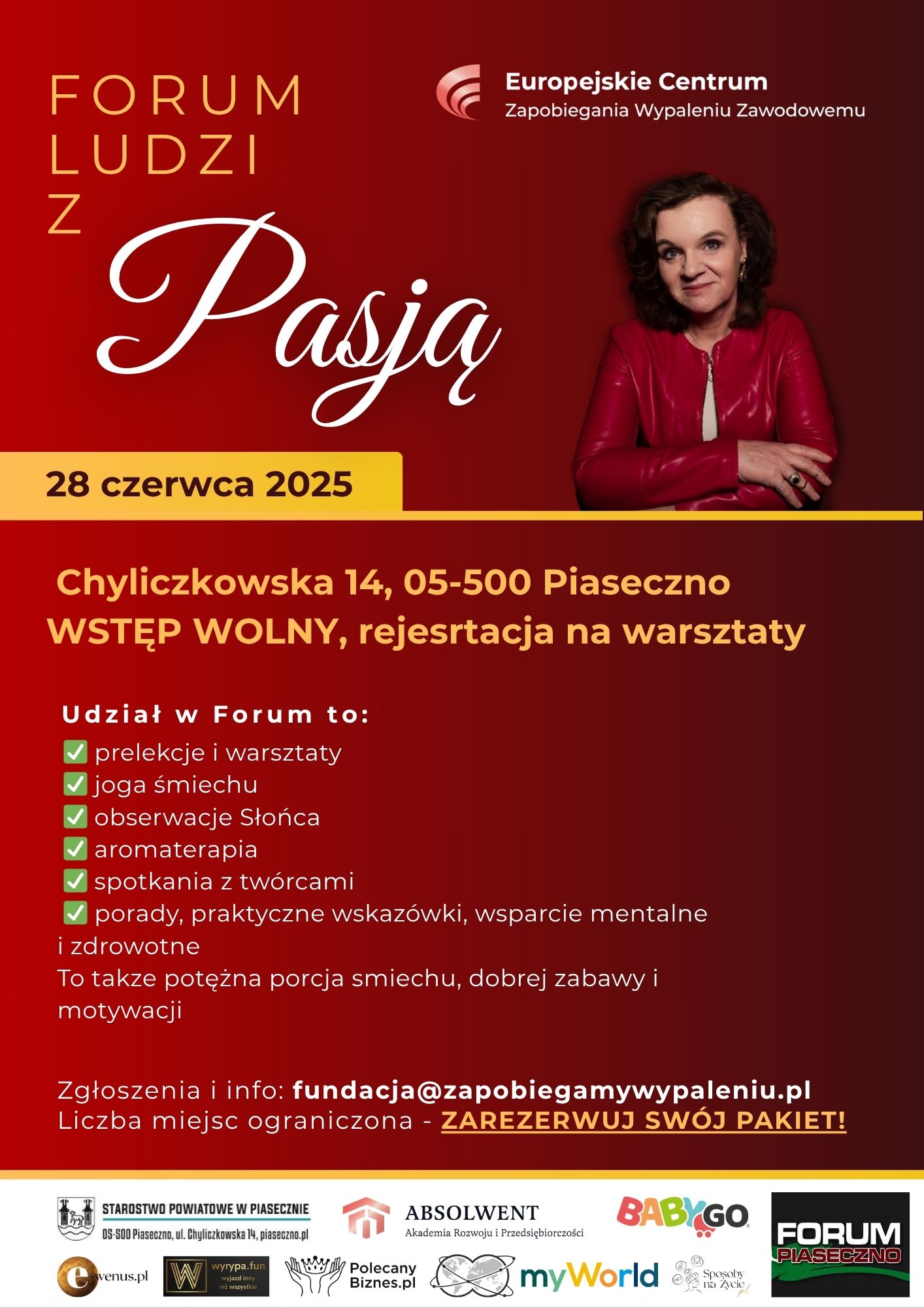 na plakacie organizatorka Forum