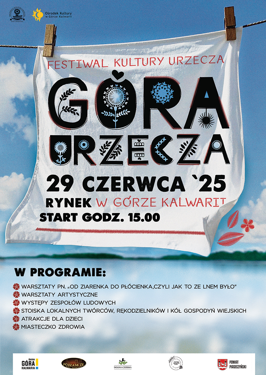 napis Góra Urzecza na płótnie