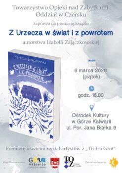 okładka książki biało-niebieska