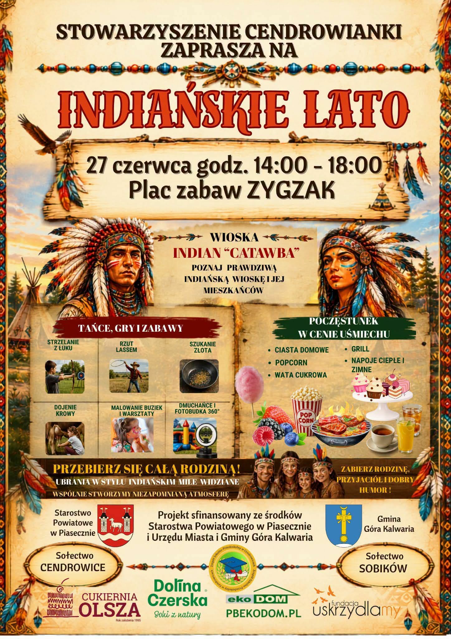 plakat indianskie lato