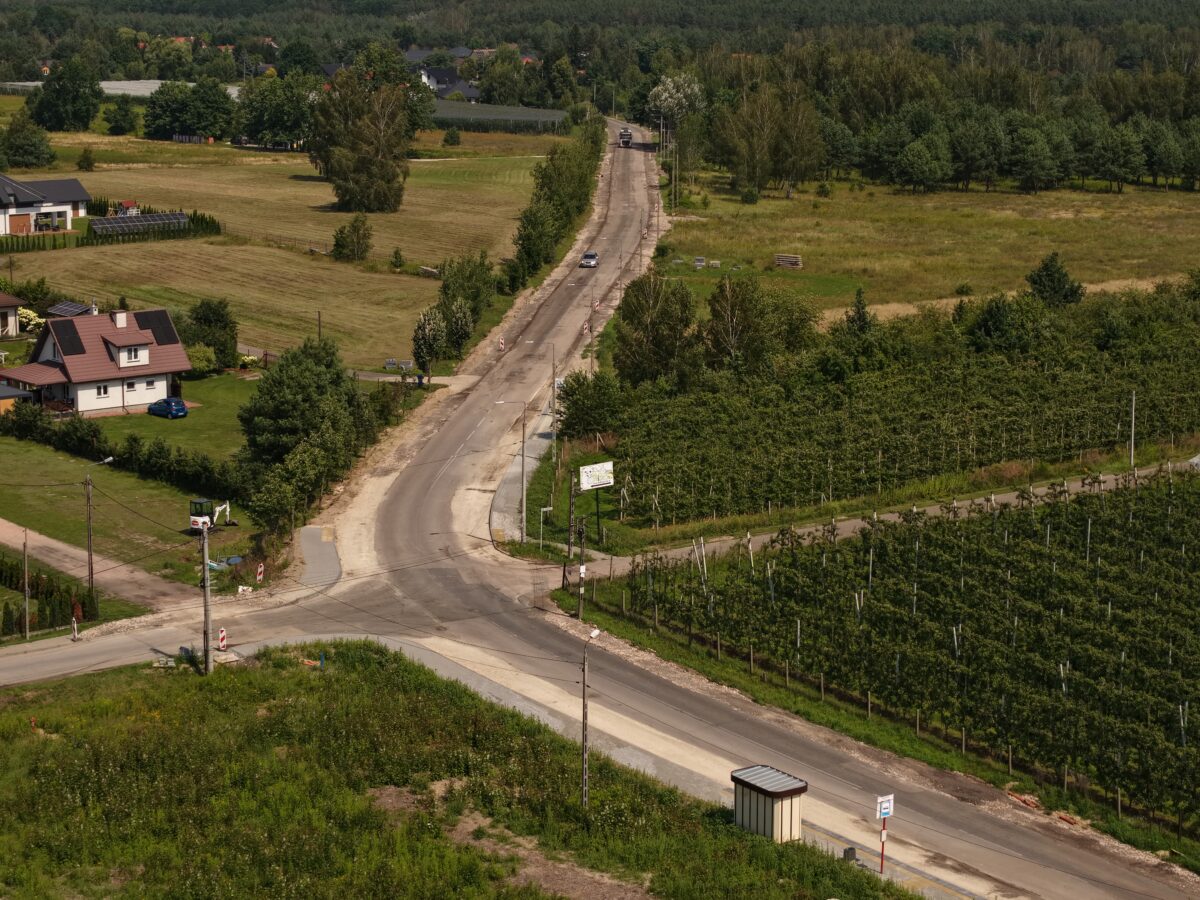 skrzyzowanie, wyrównana droga