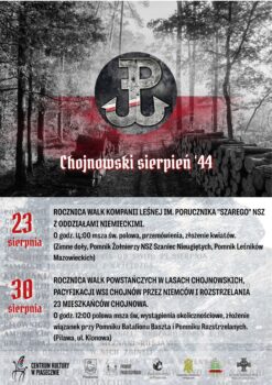 plakat z lasem chojnowskim