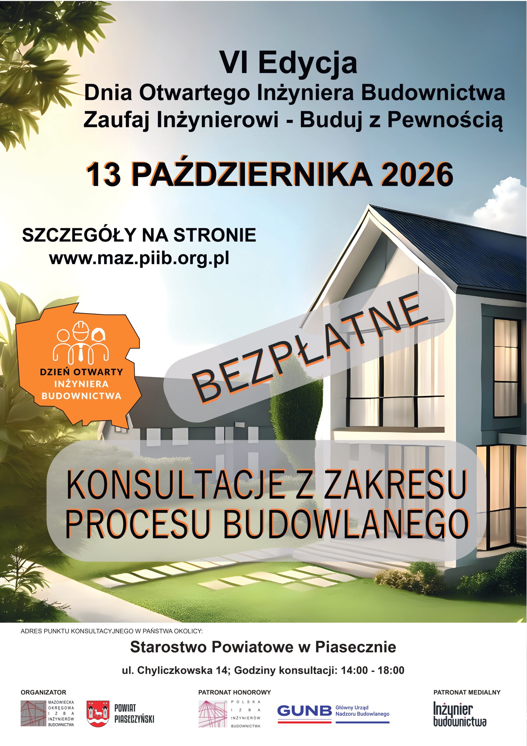 plakat grafika domu