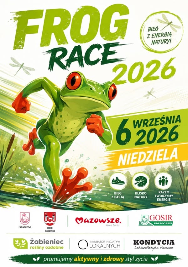 biegnące żaba